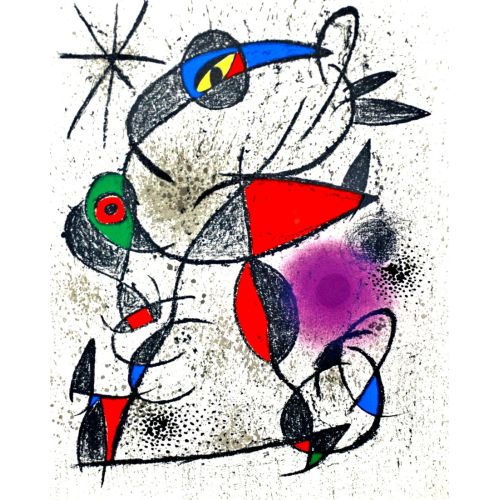 Joan Miro Souvenirs Et Portraits D Artistes Surrealism Art Movements Canvas, Drawing Paper Prints, Reproduction Oil Painting and