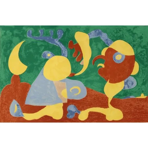 Joan Miro, Suites Pour Ubu Roi Surrealism Joan Miro Suites Pour Ubu Roi Surrealism Art Movements Canvas, Drawing Paper Prints, Reproduction Oil Painting and High
