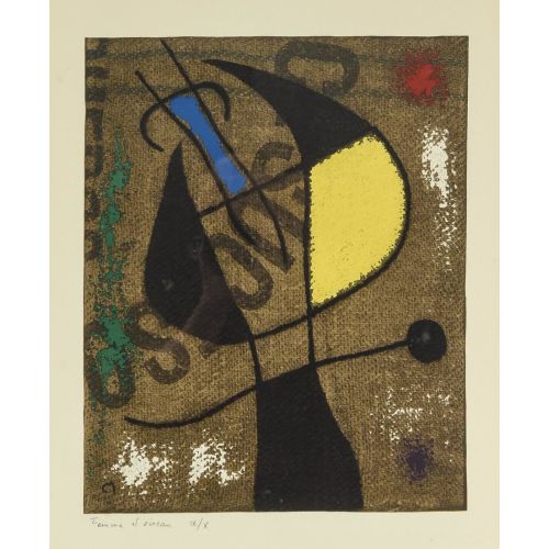 Joan Miro, Kompozisyon 22 Kadın Ve Kuş