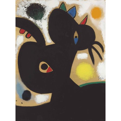Joan Miro, Tete De Femme