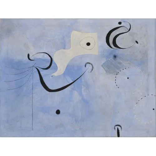 Joan Miro İnsanın Başı Sürrealizm Joan Miro İnsanın Başı Sürrealizm Sanat Akımları Kanvas Efektli Tablo, Resim Kağıdı Baskısı, Reprodüksiyon ve