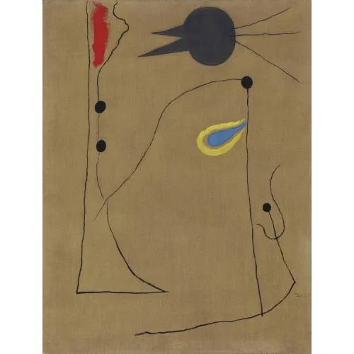 Joan Miro Egoist Sürrealizm Joan Miro Egoist Sürrealizm Sanat Akımları Kanvas Efektli Tablo, Resim Kağıdı Baskısı, Reprodüksiyon ve Yüksek