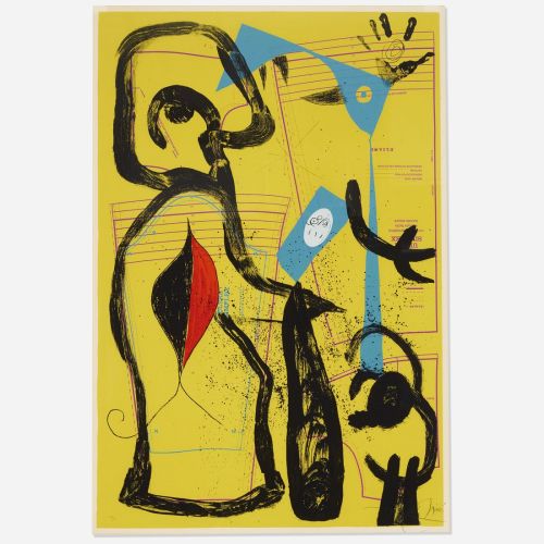 Joan Miro, Bağlantı II Wright Müzayedesi