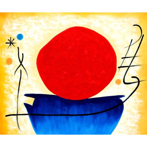 Joan Miro, The Red Sun