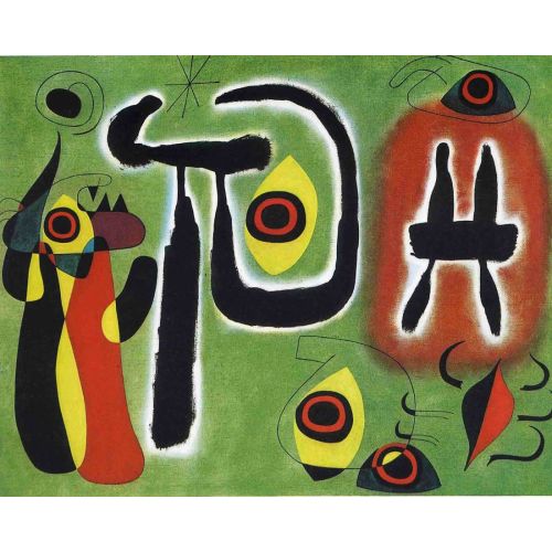 Joan Miro, The Red Sun Eats The Spider