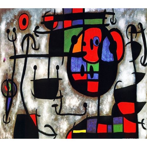 Joan Miro, The Skiing Lesson