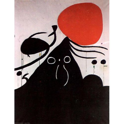 Joan Miro, Aüneşin Önünde Kadın I