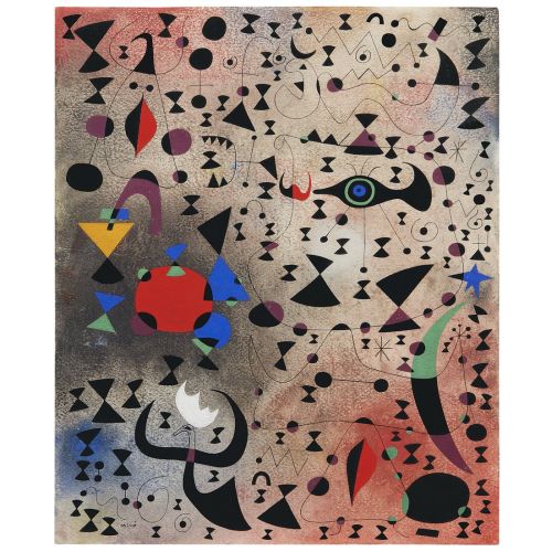 Joan Miro, Women At The Border Of A Lake Irradiated By The Passage Of A Swan Joan Miro, Women At The Border Of A Lake Irradiated By The Passage Of A Swan
