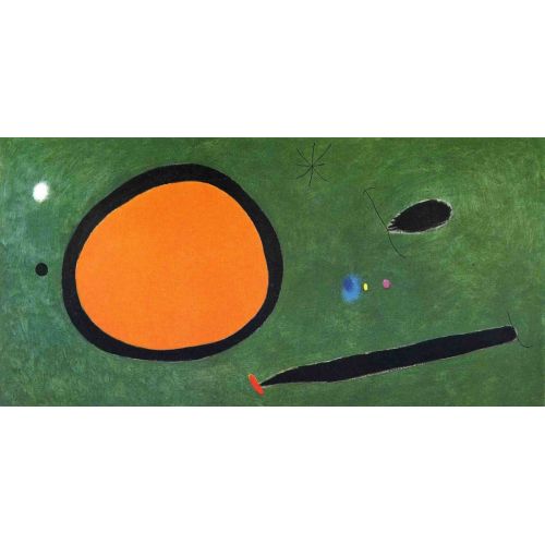 Joan Miro, Bird Flight In Moonlight