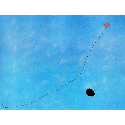 Joan Miro, Blue III