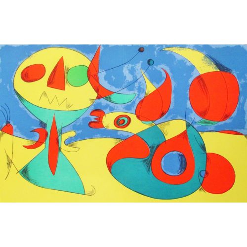 Joan Miro, Behind The Lithograph