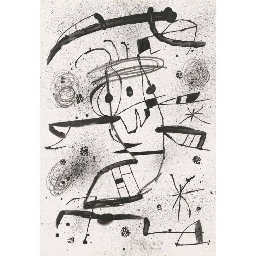 Joan Miro, Hazırlık Çizim Joan Miro, Hazırlık Çizim