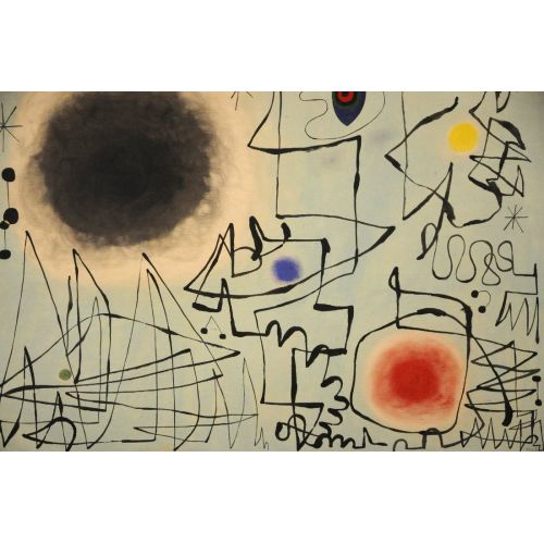 Joan Miro, Alacakaranlıkta Elmas Gülümsüyor
