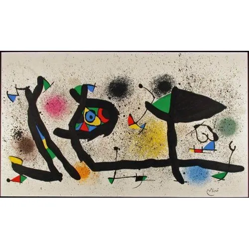 Joan Miro, Em Lona Tamanho Surrealism Joan Miro Em Lona Tamanho Surrealism Art Movements Canvas, Drawing Paper Prints, Reproduction Oil Painting and High Resolution