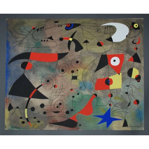 Joan Miro, Kadın Ve Kuş