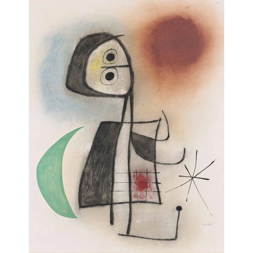 Joan Miro, Ayın Önünde Kadın