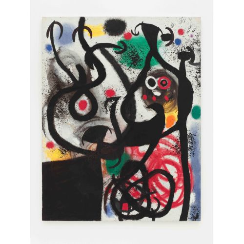 Joan Miro, Woman And Bird In The Night