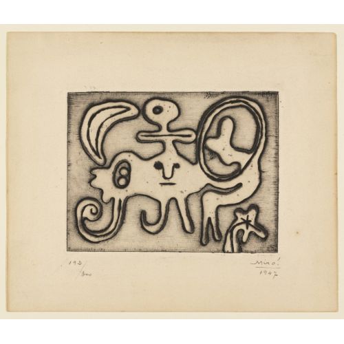 Joan Miro, Ayın Önünde Kadın Ve Kuş