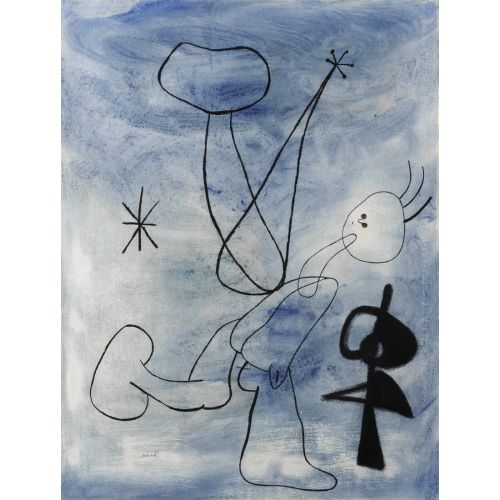 Joan Miro, Kadın Kuş Yıldız II