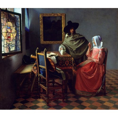 Johannes Vermeer, The Glass Of Wine Johannes Vermeer, The Glass Of Wine