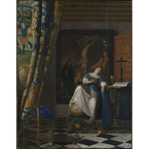 Johannes Vermeer, Allegory Of The Catholic Faith