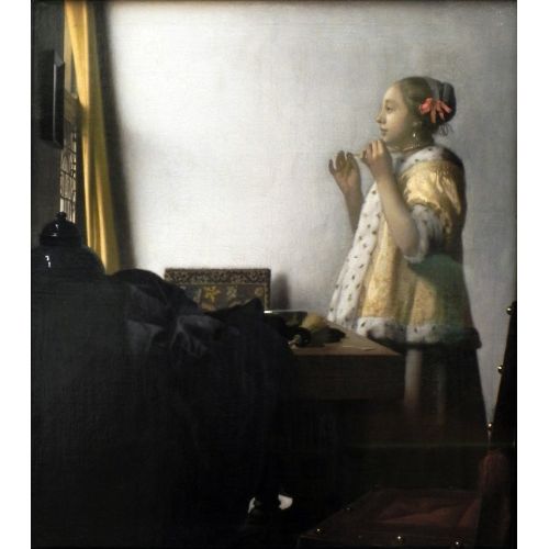 Johannes Vermeer, İnci Kolye Kadın