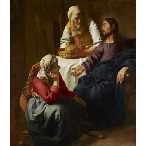 Johannes Vermeer, Christ In The House Of Martha And Mary