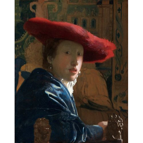 Johannes Vermeer, Girl With A Red Hat