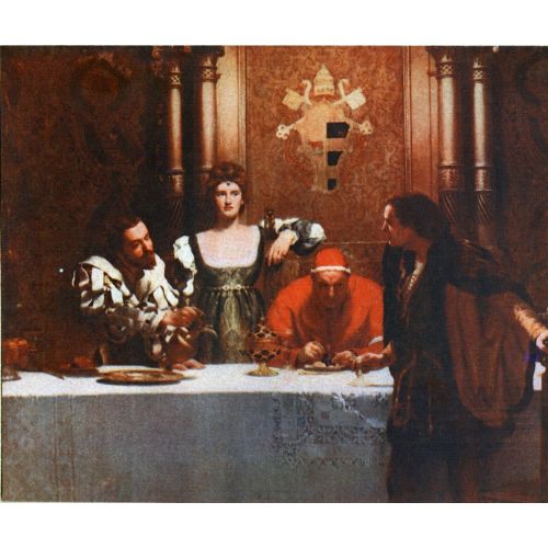 John Collier, A Glass Of Wine With Caesar Borgia