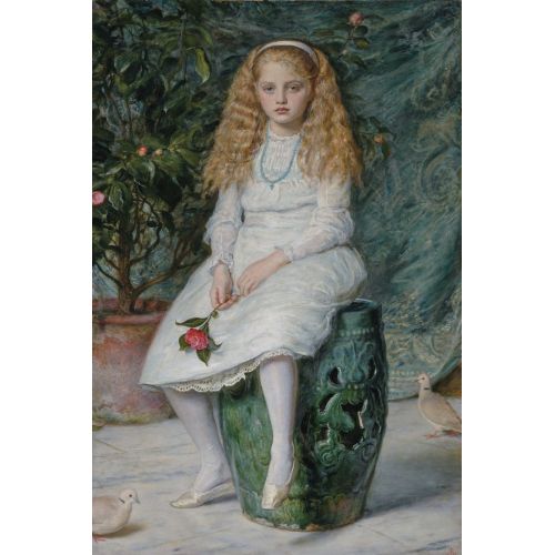 John Everett Millais, Nina Daughter Of Frederick Lehmann John Everett Millais, Nina Daughter Of Frederick Lehmann