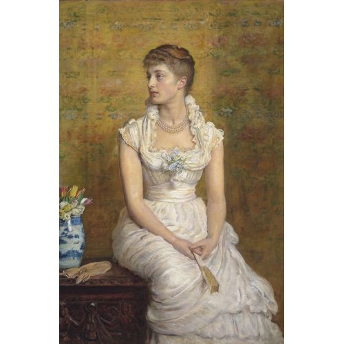 John Everett Millais, Bayan Campbell Portresi Nee Nee Nina Lehman John Everett Millais, Bayan Campbell Portresi Nee Nee Nina Lehman