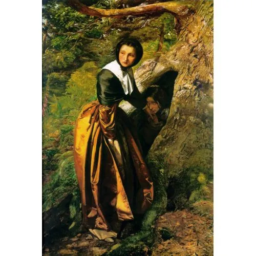 John Everett Millais, The Proscribed Royalist Realism John Everett Millais The Proscribed Royalist Realism Art Movements Canvas, Drawing Paper Prints, Reproduction Oil Painting and