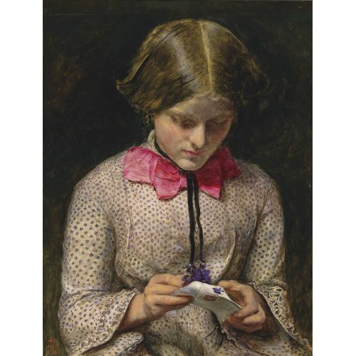 John Everett Millais, The Violets Message John Everett Millais, The Violets Message