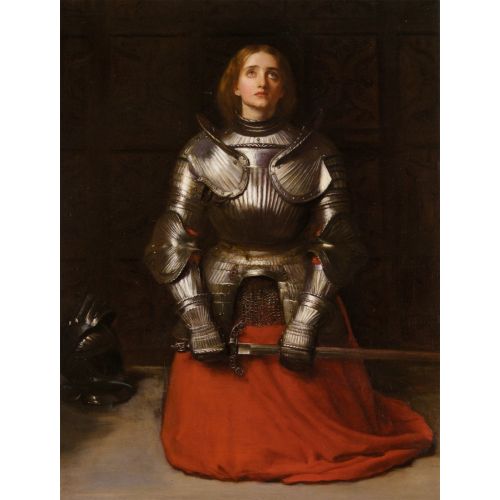 John Everett Millais, Ark Zırhlı Joan John Everett Millais, Ark Zırhlı Joan