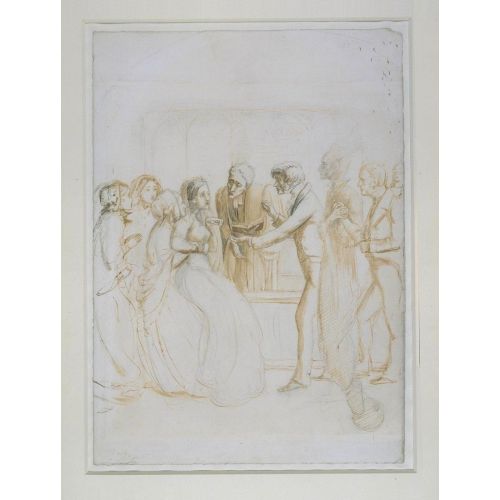 John Everett Millais, A Ghost At The Wedding Ceremony