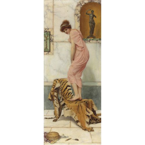 John William Godward, A Mouse In The Work Basket