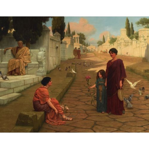 John William Godward, Daily Life In Pompe II John William Godward, Daily Life In Pompe II