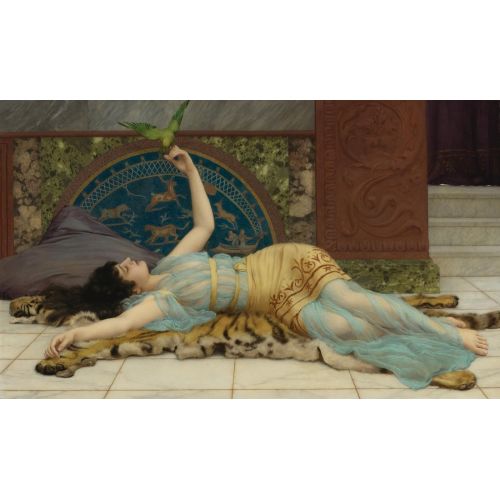 John William Godward, Dolce Far Niente 1897 John William Godward, Dolce Far Niente 1897