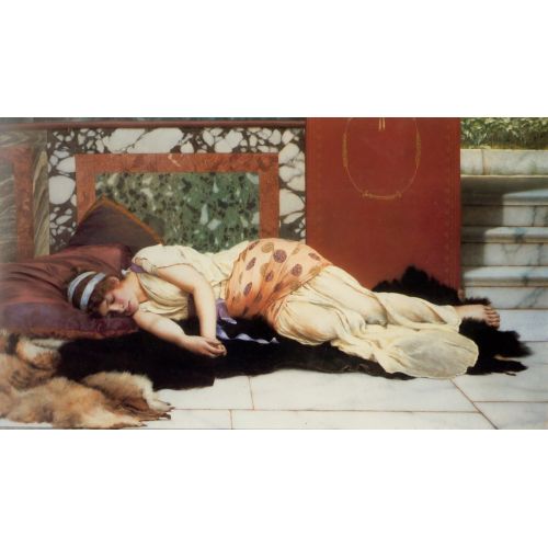 John William Godward Endymion Neoclassicism Art Movements Canvas, Drawing Paper Prints, Reproduction Oil Painting and High