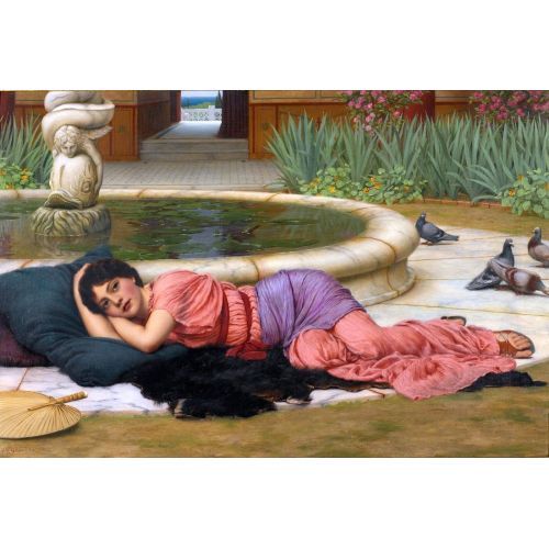 John William Godward, A Cool Retreat