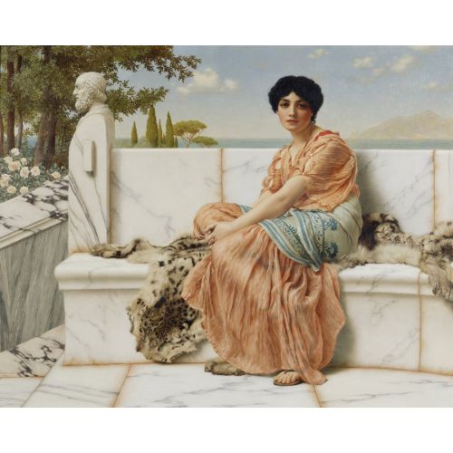John William Godward, In The Days Of Sappho John William Godward, In The Days Of Sappho