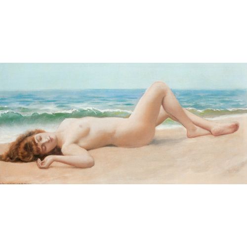 John William Godward, Sahilde Çıplak John William Godward, Sahilde Çıplak
