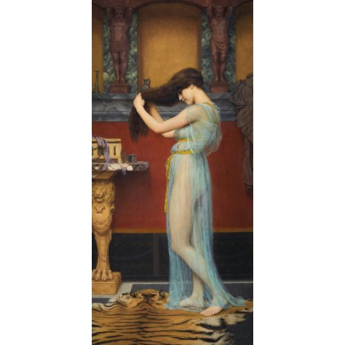 John William Godward, Banyo İçin Hazırlanıyor John William Godward, Banyo İçin Hazırlanıyor