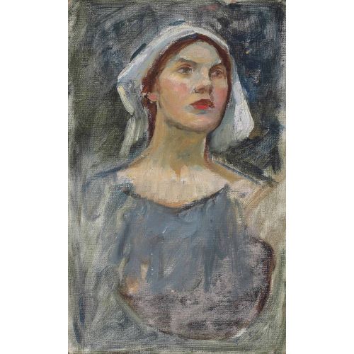 John William Waterhouse, Büyülü Bahçe İçin Baş Çalışması John William Waterhouse, Büyülü Bahçe İçin Baş Çalışması