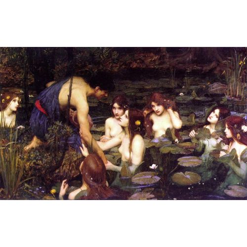 John William Waterhouse, Hylas Ve Periler John William Waterhouse, Hylas Ve Periler