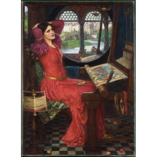 John William Waterhouse, Yarı Gölgelerden Bıktım Dedi Shalott Hanımefendi.