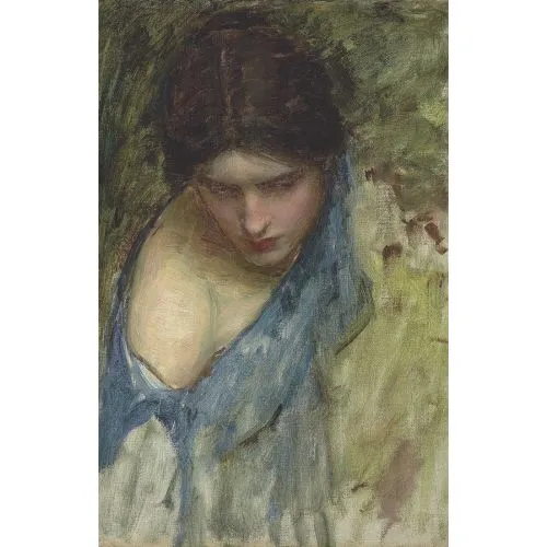 John William Waterhouse Perileri Orpheus Kafasını Bir Eskiz Buluyor Romantizm John William Waterhouse Perileri Orpheus Kafasını Bir Eskiz Buluyor Romantizm Sanat Akımları Kanvas Efektli Tablo, Resim