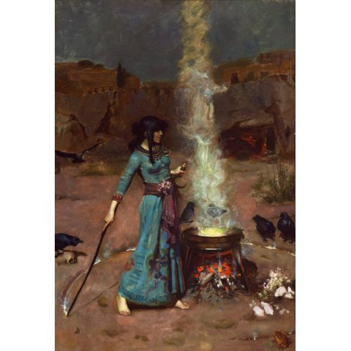 John William Waterhouse, The Magic Circle John William Waterhouse, The Magic Circle
