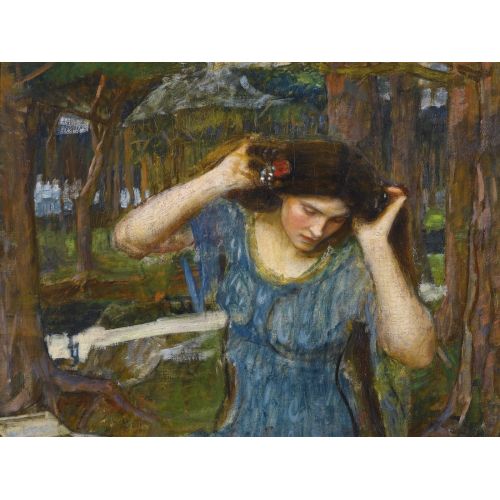John William Waterhouse, Vain Lamorna A Study For Lamia John William Waterhouse, Vain Lamorna A Study For Lamia