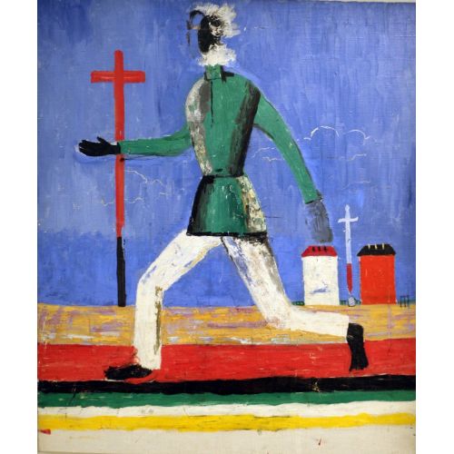 Kazimir Malevich, Kaçan Adam